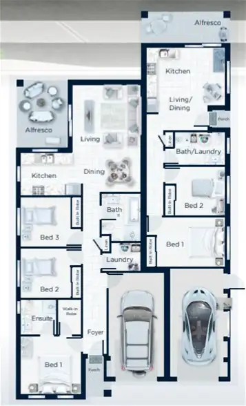 Floorplan of Homely house listing, Lot 44 Childers Circuit, Wadalba NSW 2259
