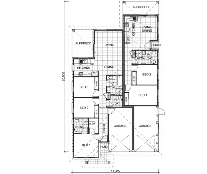 Floorplan of Homely house listing, Lot 2 Lemon Scented Circuit, Warnervale NSW 2259