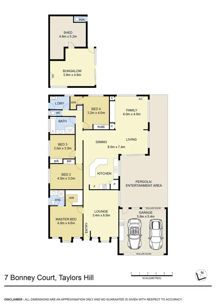 Floorplan of Homely house listing, 7 Bonney Court, Taylors Hill VIC 3037