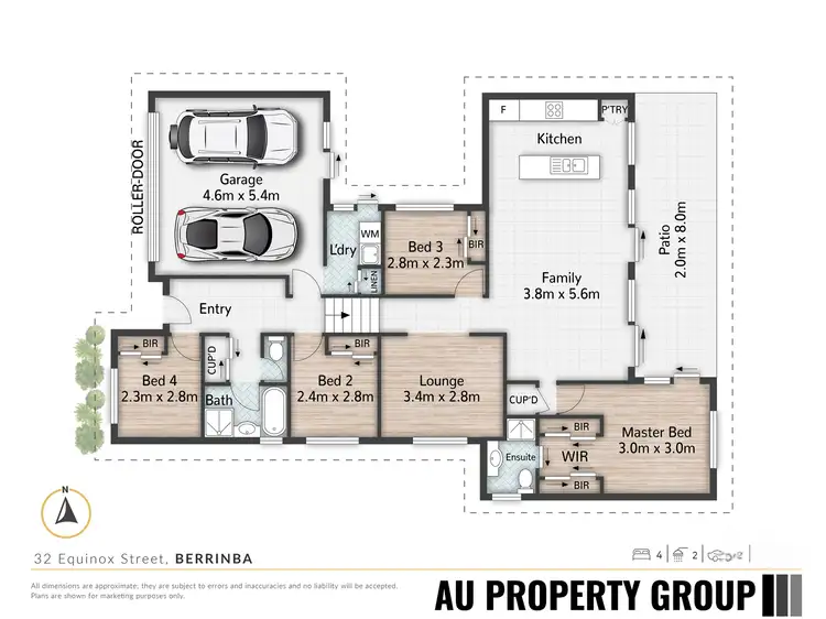 Floorplan of Homely house listing, 32 EQUINOX STREET, Berrinba QLD 4117