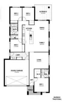 Floorplan of Homely house listing, Lot 210 New Road, Kearneys Spring QLD 4350