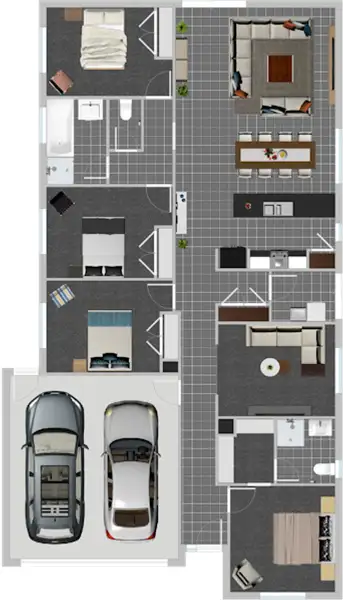 Floorplan of Homely house listing, Lot 1456 Steamboat Avenue, Delacombe VIC 3356