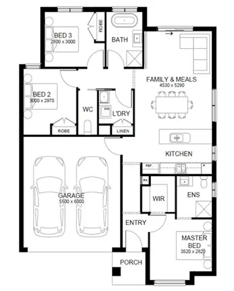 Floorplan of Homely house listing, Lot 305 Marion, Bonshaw VIC 3352