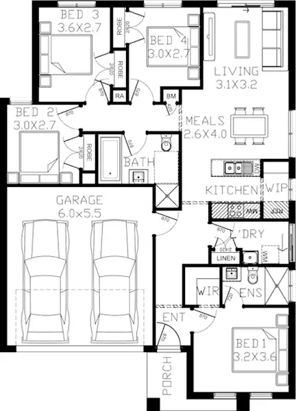 Floorplan of Homely house listing, Lot 121 Gulmarg Way, Winter Valley VIC 3358