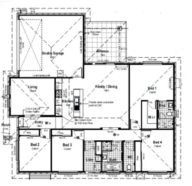 Floorplan of Homely house listing, Lot 233 New Road, Kearneys Spring QLD 4350