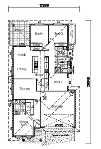 Floorplan of Homely house listing, Lot 240 Gollan Circuit, Kearneys Spring QLD 4350