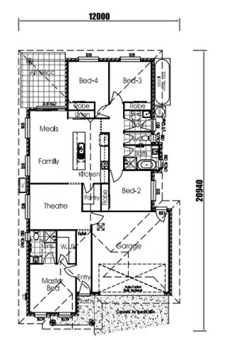 Floorplan of Homely house listing, Lot 233 tbc Road, Kearneys Spring QLD 4350