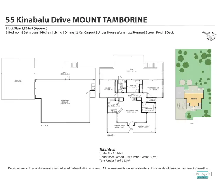 Floorplan of Homely house listing, 55 Kinabalu Drive, Tamborine Mountain QLD 4272