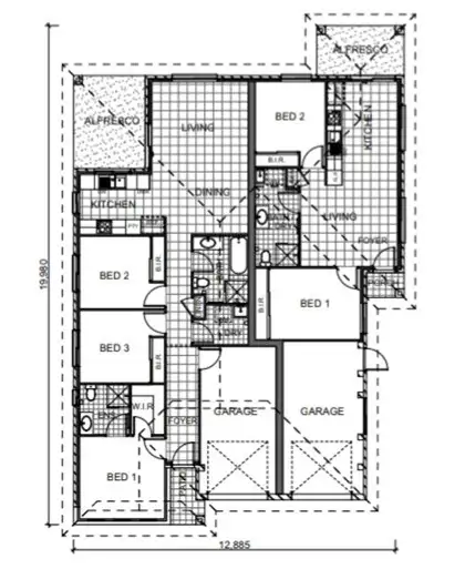 Floorplan of Homely house listing, Lot 228/Stage 1 Fanning Street, Gillieston Heights NSW 2321