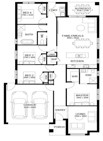 Floorplan of Homely house listing, Lot 21 Projection Street, Warragul VIC 3820