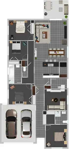 Floorplan of Homely house listing, Lot 624 Telluride Drive, Delacombe VIC 3356
