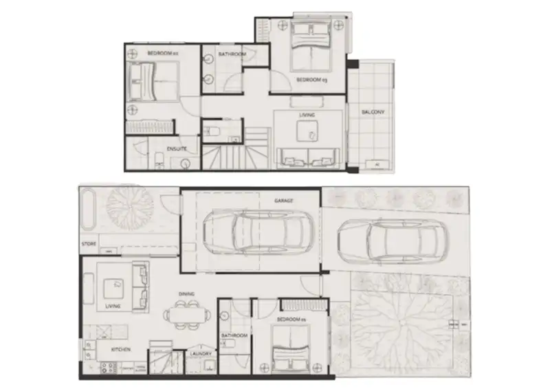 Floorplan of Homely townhouse listing, 4 Wewak Parade, Heidelberg West VIC 3081