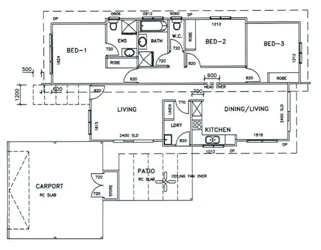 Floorplan of Homely house listing, 12/73 Centenary Dr Nth, Middlemount QLD 4746