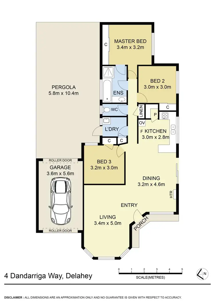 Floorplan of Homely house listing, 4 Dandarriga Way, Delahey VIC 3037