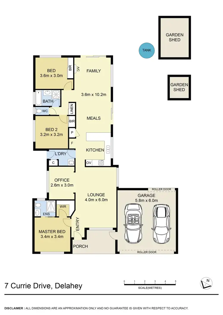 Floorplan of Homely house listing, 7 Currie Drive, Delahey VIC 3037