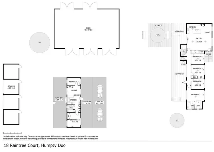 Floorplan of Homely house listing, 18 Raintree Ct, Humpty Doo NT 836