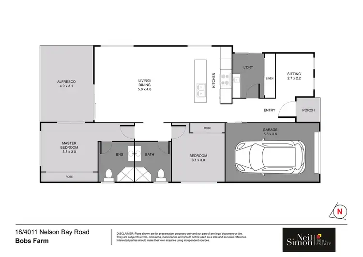 Floorplan of Homely retirement listing, 18/4011 Nelson Bay Road, Anna Bay NSW 2316
