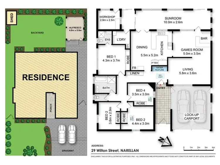 Floorplan of Homely house listing, 29 Wilton Street, Narellan NSW 2567