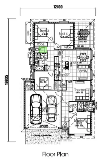 Floorplan of Homely house listing, Lot 273 Grenda Street, Kearneys Spring QLD 4350