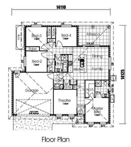 Floorplan of Homely house listing, Lot 256 Gollan Circuit, Kearneys Spring QLD 4350