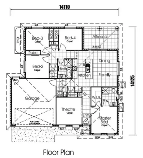 Floorplan of Homely house listing, Lot 230 Gollan Circuit, Kearneys Spring QLD 4350