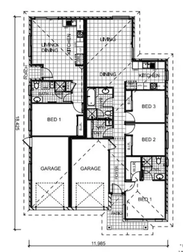 Floorplan of Homely house listing, Lot 109 Seena Drive, Edgeworth NSW 2285