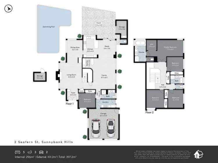 Floorplan of Homely house listing, 2 Seafern street, Sunnybank Hills QLD 4109