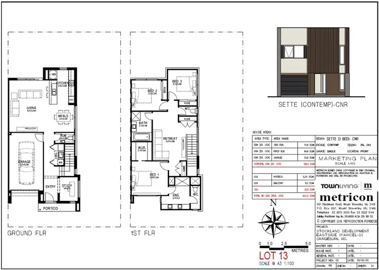 Floorplan of Homely townhouse listing, 38 Tanzanite Circuit, Craigieburn VIC 3064