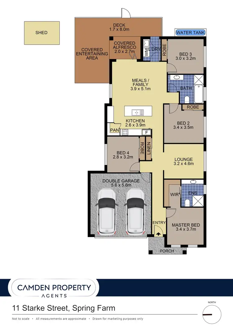 Floorplan of Homely house listing, 11 Starke Street, Spring Farm NSW 2570