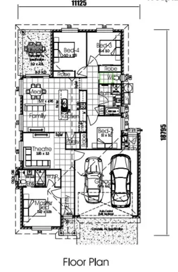 Floorplan of Homely house listing, Lot 42 Rochester Street, Hillcrest QLD 4118