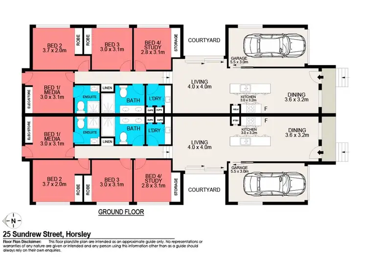 Floorplan of Homely house listing, 25 Sundew Street, Horsley NSW 2530