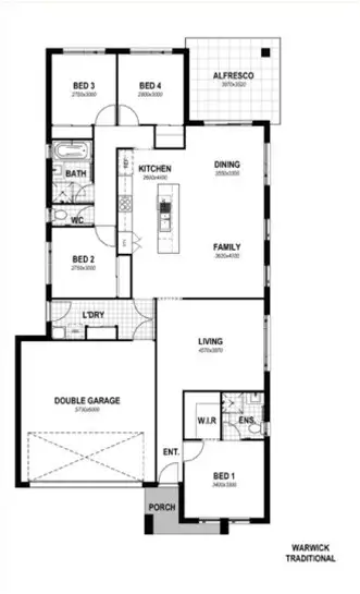Floorplan of Homely house listing, Lot 210 New Road, Kearneys Spring QLD 4350