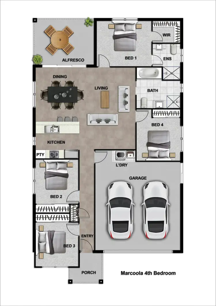 Floorplan of Homely house listing, Lot 37 North Lakes Circuit, Burrum Heads QLD 4659