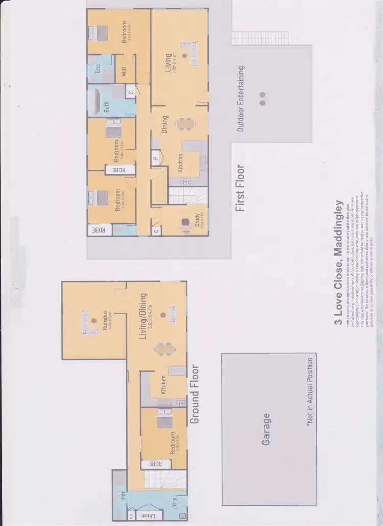 Floorplan of Homely house listing, 3 Love Close, Maddingley VIC 3340