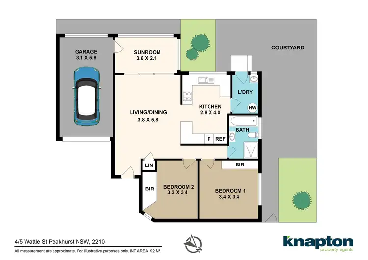 Floorplan of Homely villa listing, 4/5 Wattle Street, Peakhurst NSW 2210