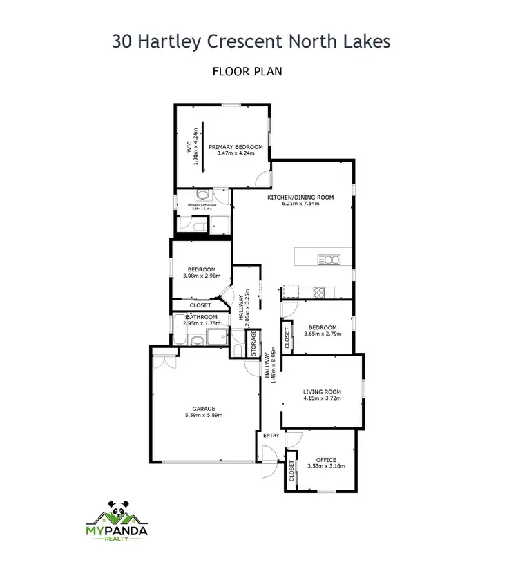Floorplan of Homely house listing, 30 Hartley Crescent, North Lakes QLD 4509