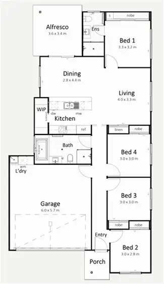 Floorplan of Homely house listing, Address available on request