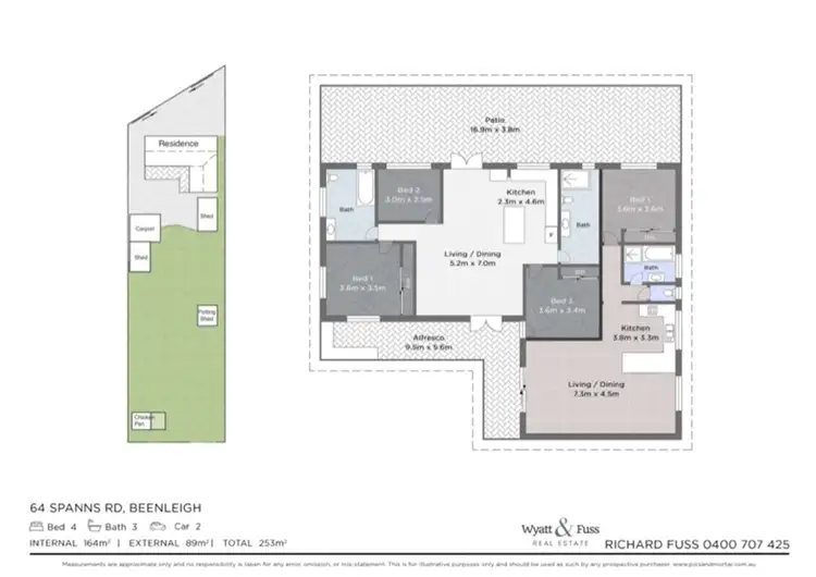 Floorplan of Homely house listing, 64 spanns road, Beenleigh QLD 4207