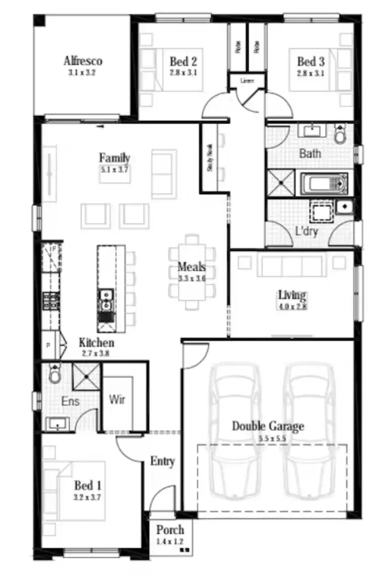 Floorplan of Homely house listing, 101 Columbus, Hamlyn Terrace NSW 2259