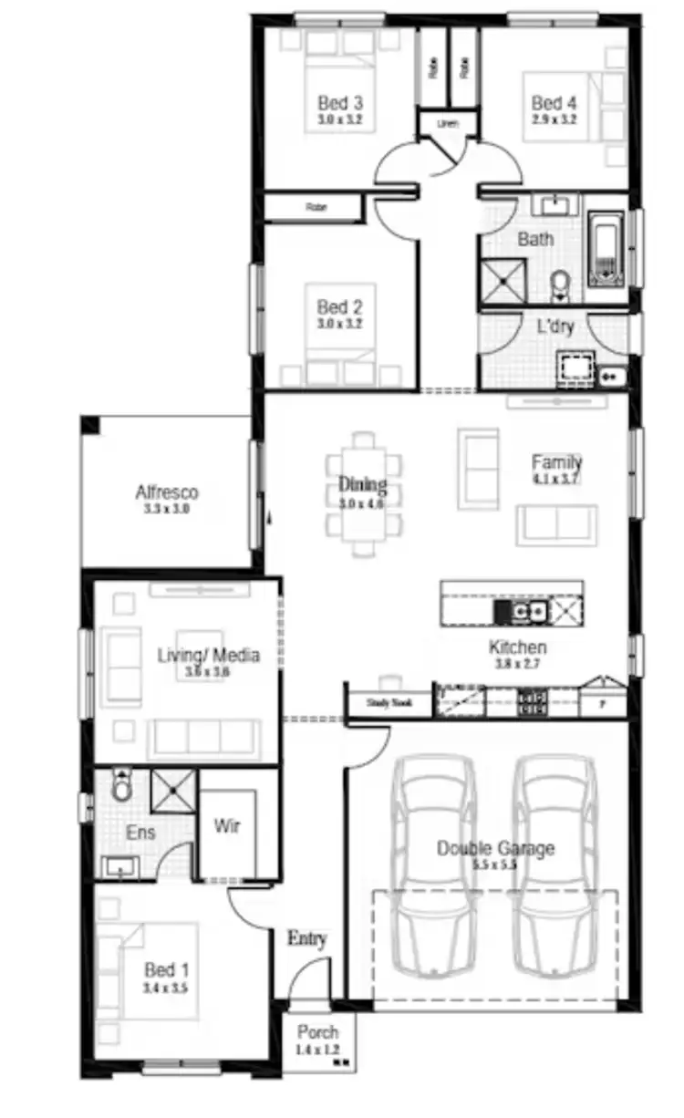 Floorplan of Homely house listing, Address available on request