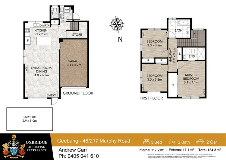 Floorplan of Homely townhouse listing, 48/217 Murphy Road, Geebung QLD 4034