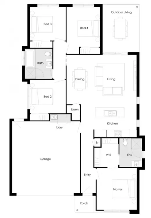 Floorplan of Homely house listing, Address available on request