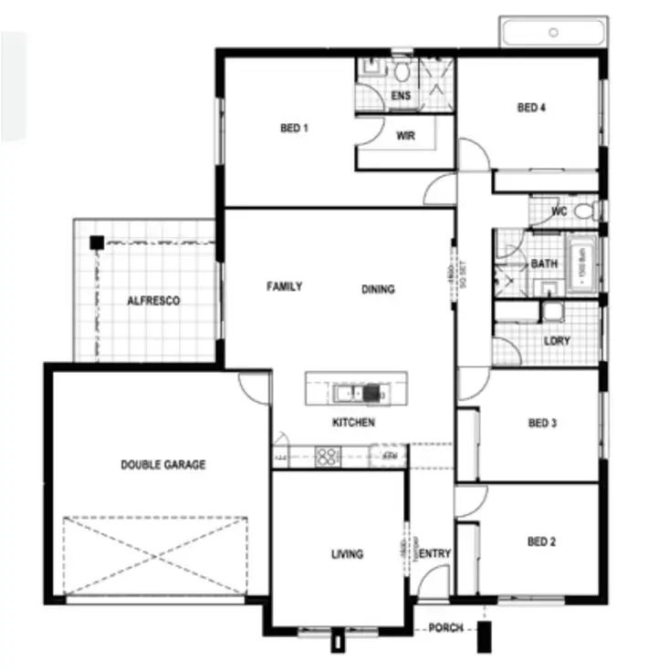 Floorplan of Homely house listing, ID 2527GD/LOT 217 FARLEY RISE ESTATE, Farley NSW 2320