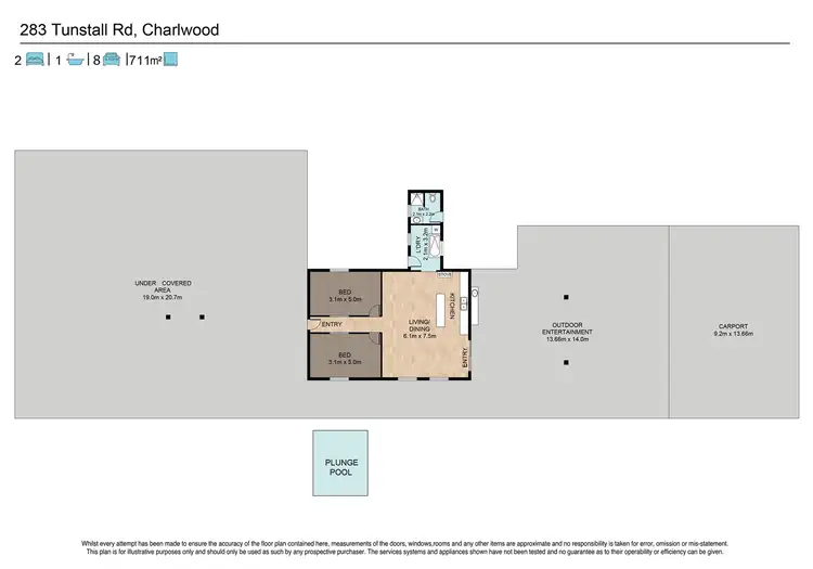Floorplan of Homely house listing, Lot 283 Tunstall Road, Charlwood QLD 4309