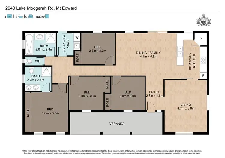 Floorplan of Homely house listing, 2940 Lake Moogerah Road, Mount Edwards QLD 4309