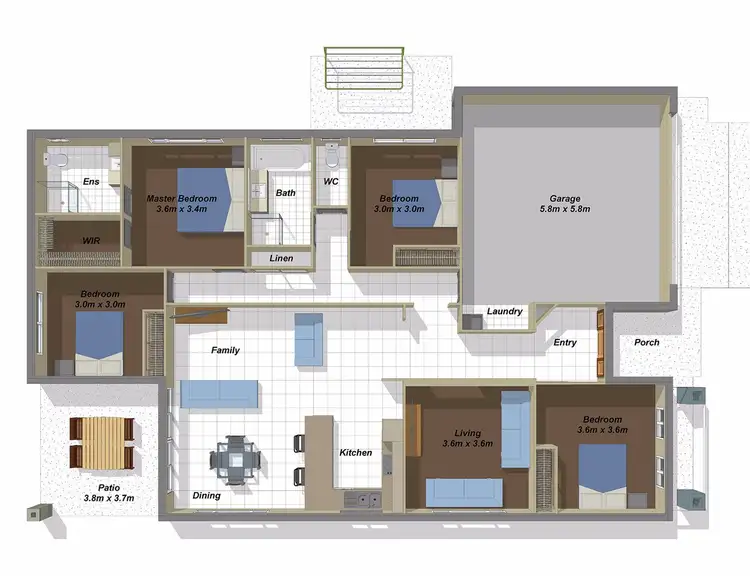Floorplan of Homely house listing, Address available on request