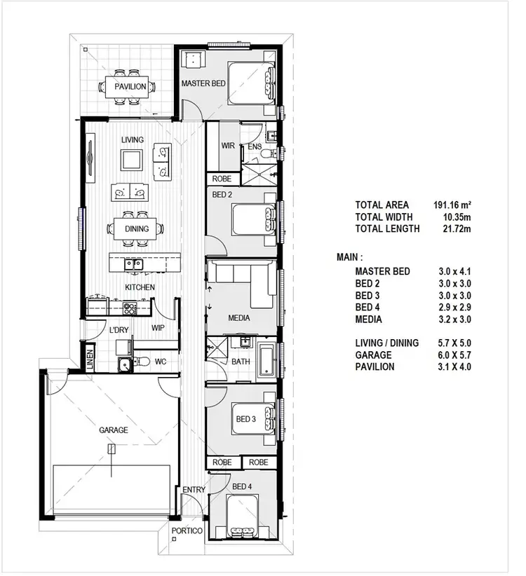 Floorplan of Homely house listing, Address available on request
