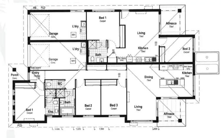 Floorplan of Homely house listing, ID 2548GD/Lot 14 WARNERVALE RISE ESTATE, Warnervale NSW 2259