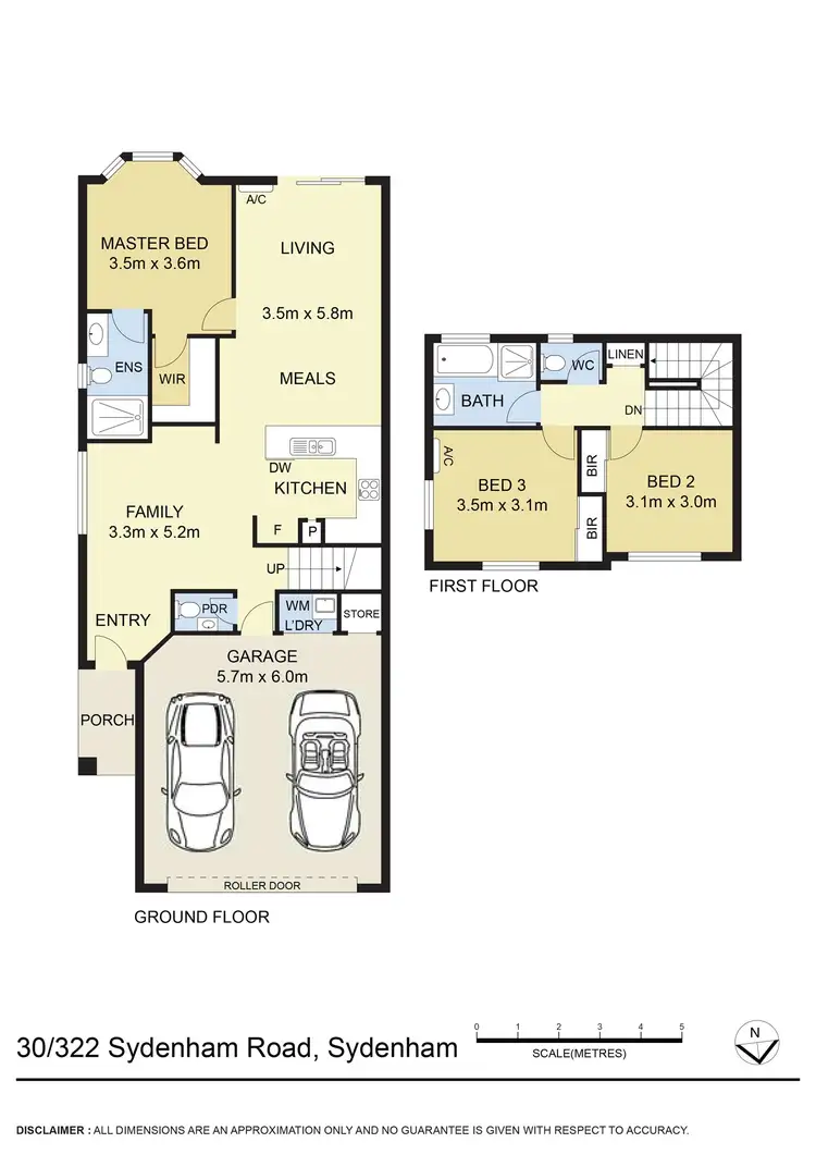 Floorplan of Homely townhouse listing, 30/322 Sydenham Road, Sydenham VIC 3037