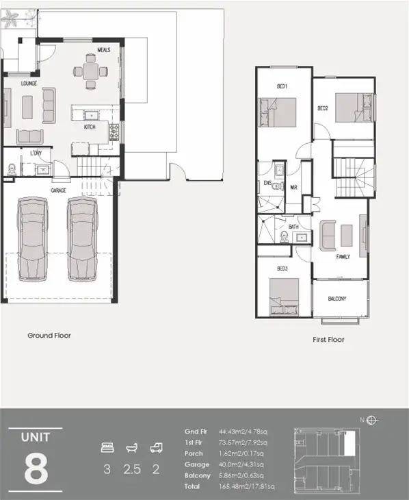 Floorplan of Homely townhouse listing, Address available on request